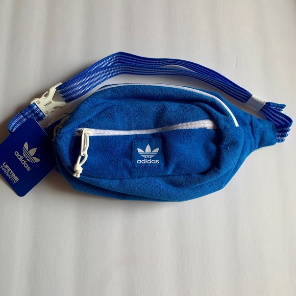 adidas Handbags - Adidas Original Blue Terry Waist Pack